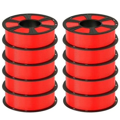 GEEETECH PLA 3D Printer Filament 1.75mm, 1kg Spool, 10 Rolls Bundle