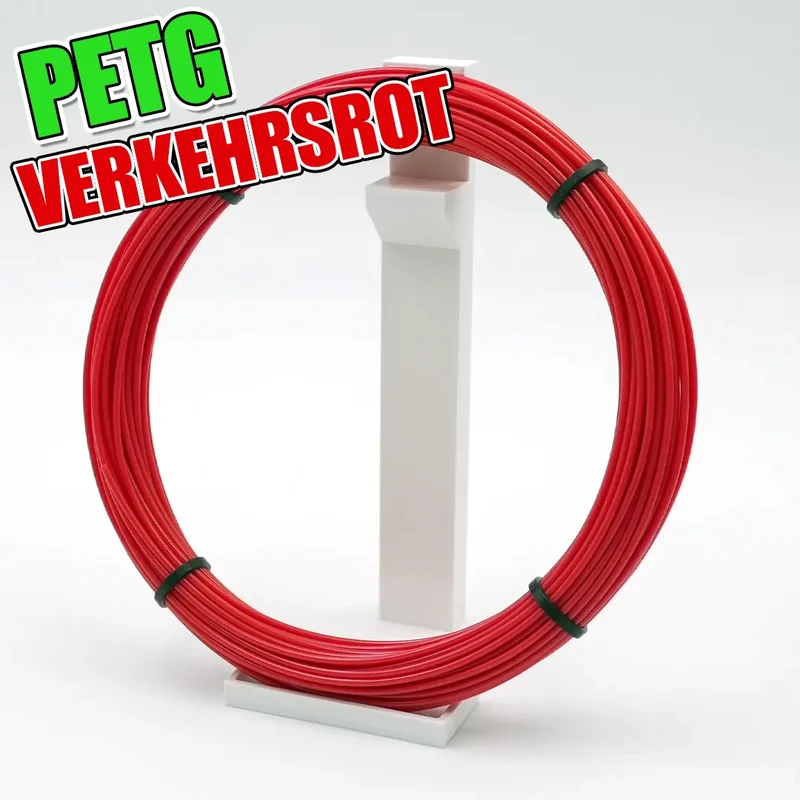 PETG Verkehrsrot Sample