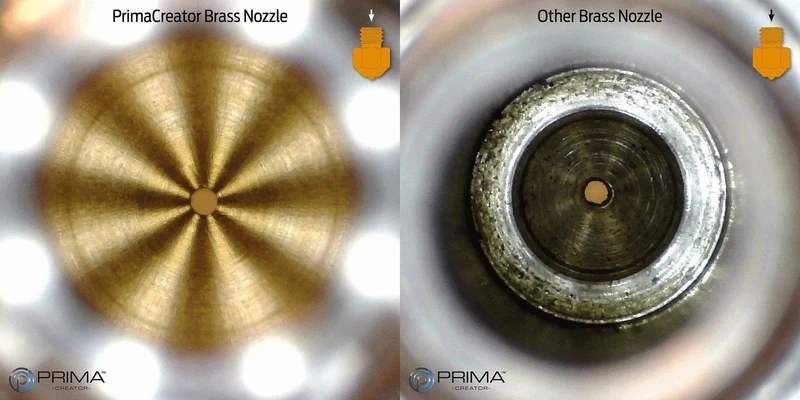 RepRap M6 Brass Nozzle 0,2 mm - 1,75 mm