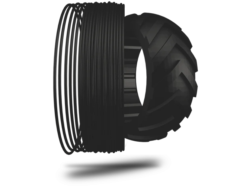 TreeD Flexmark 9 flexible TPU Filament 1,75mm 500g 93A