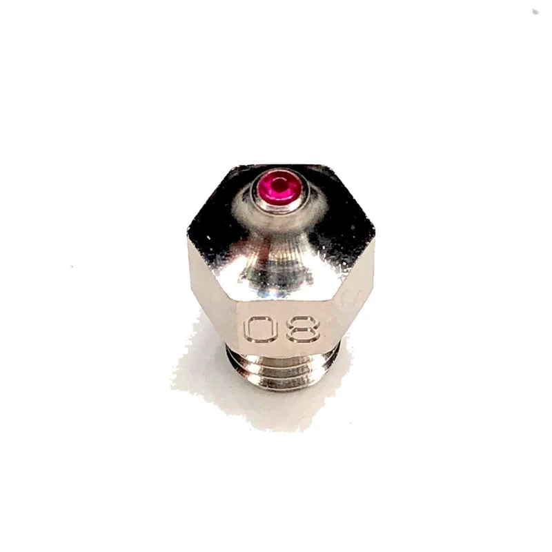 3D Solex Everlast Rubin-Düse für Raise3D E2/Pro2/Pro3 Serie für den Dauerbetrieb - Ruby Nozzle 0,4 / 0,6 / 0,8