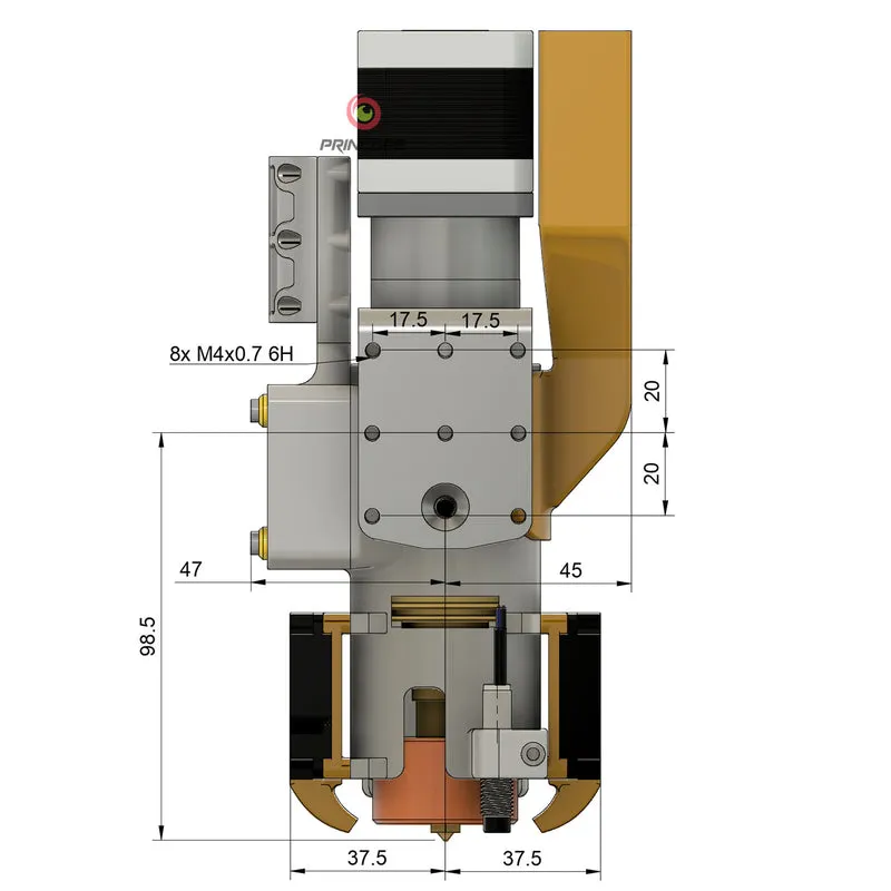 PRINCORE Granulatextruder [24V - 140Watt]