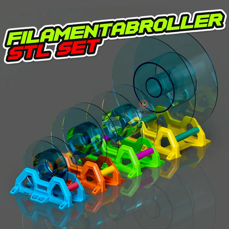 Filamentabroller Set [44mm / 54mm / 72mm / 102mm] [STL Downloads]