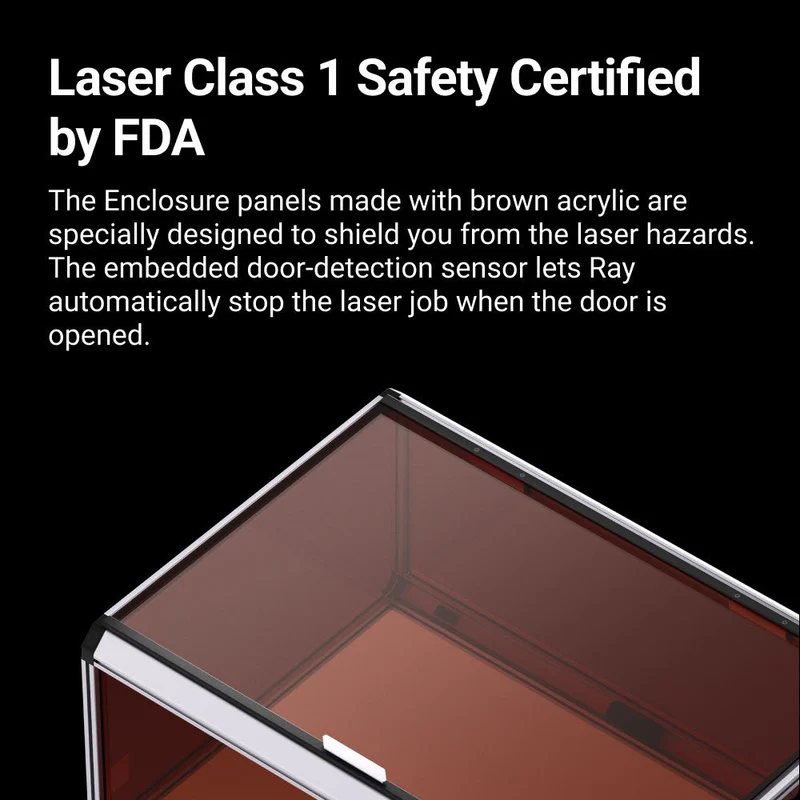 Snapmaker Ray 40W Laser Engraver and Cutter with Enclosure