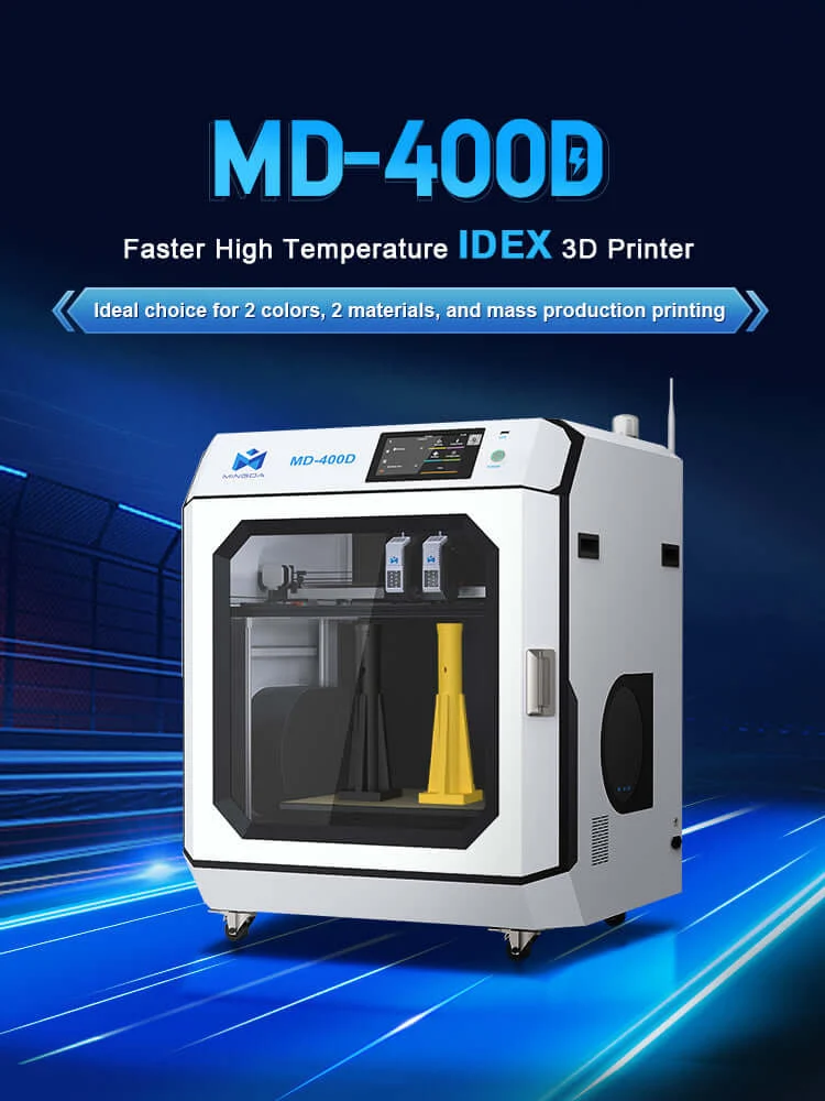 MINGDA MD-400D IDEX Hyper Speed 3D-Drucker