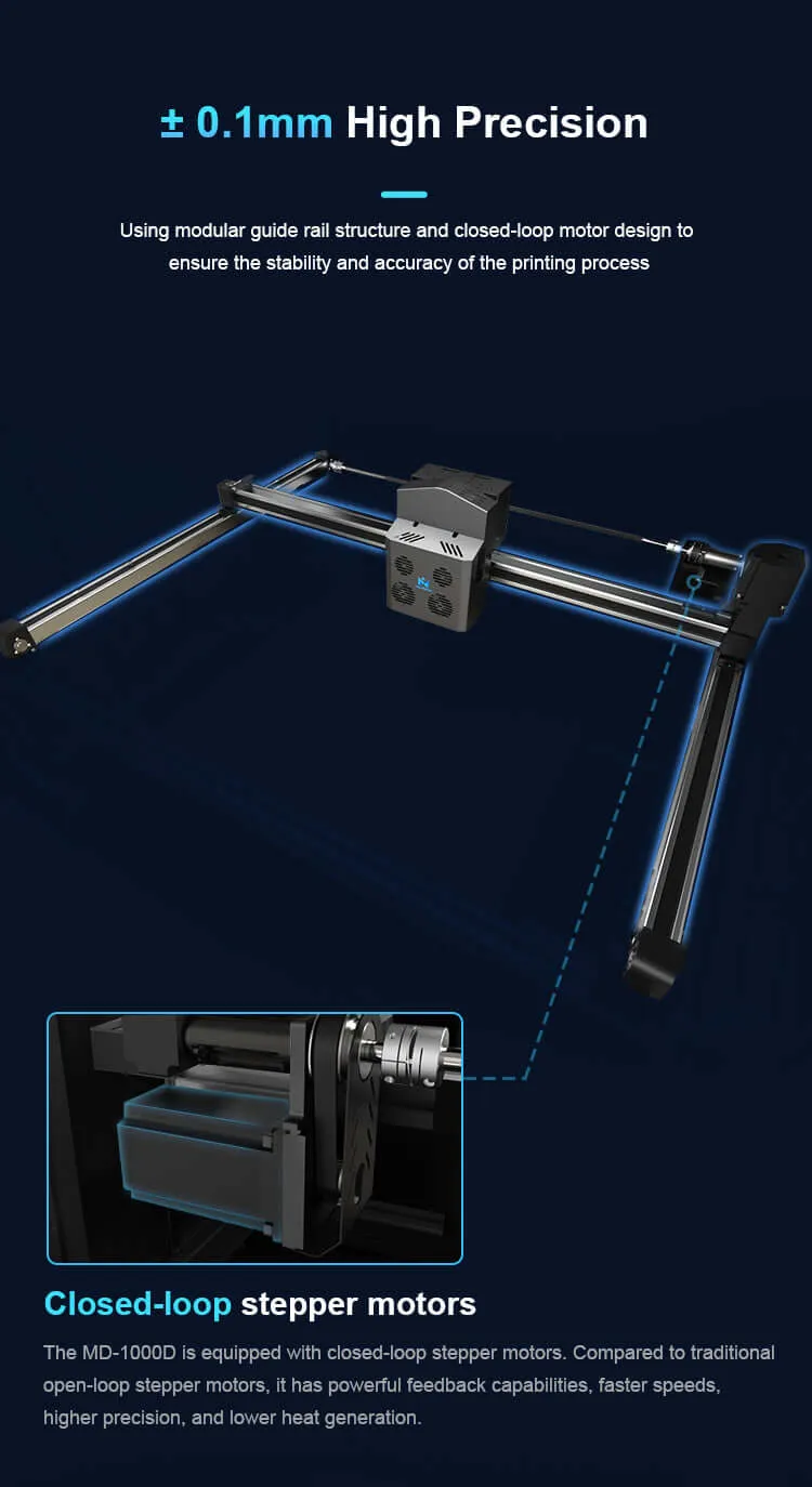 MINGDA MD-1000D 3D Drucker