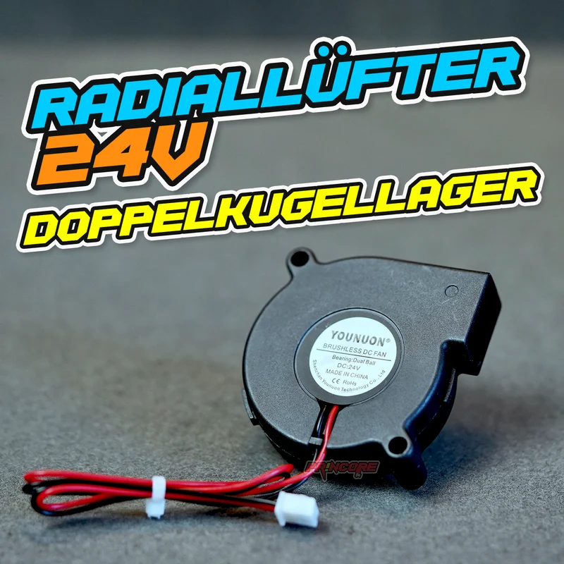 Radiallüfter 5015 24V