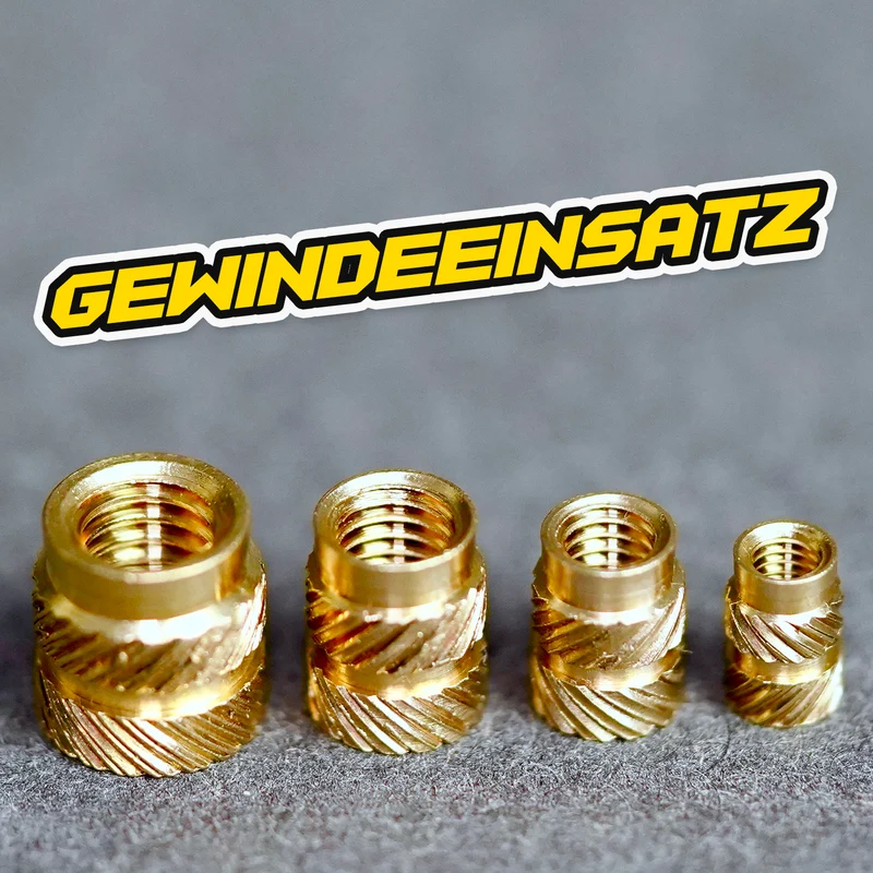 Gewindeeinsatz M3 - M6 [Einpressmuttern 3D Drucker]