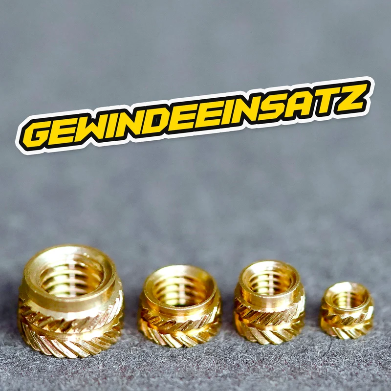 Gewindeeinsatz M3 - M6 [Einpressmuttern 3D Drucker]