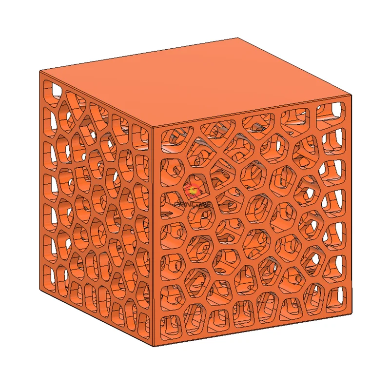 Voronoi Würfel - STL Sofort-Download
