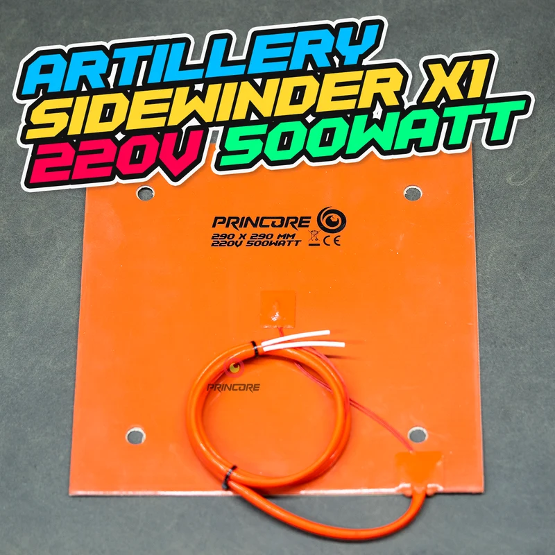 Artillery Sidewinder X1 - Silikonheizmatte