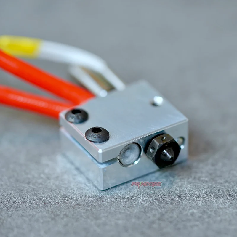 VOLCANO HOTEND SET + TITAN Heatbreak + gehärtete DÜSE + Thermistor/Heizpatrone (z.B. Sidewinder X1 / GENIUS)