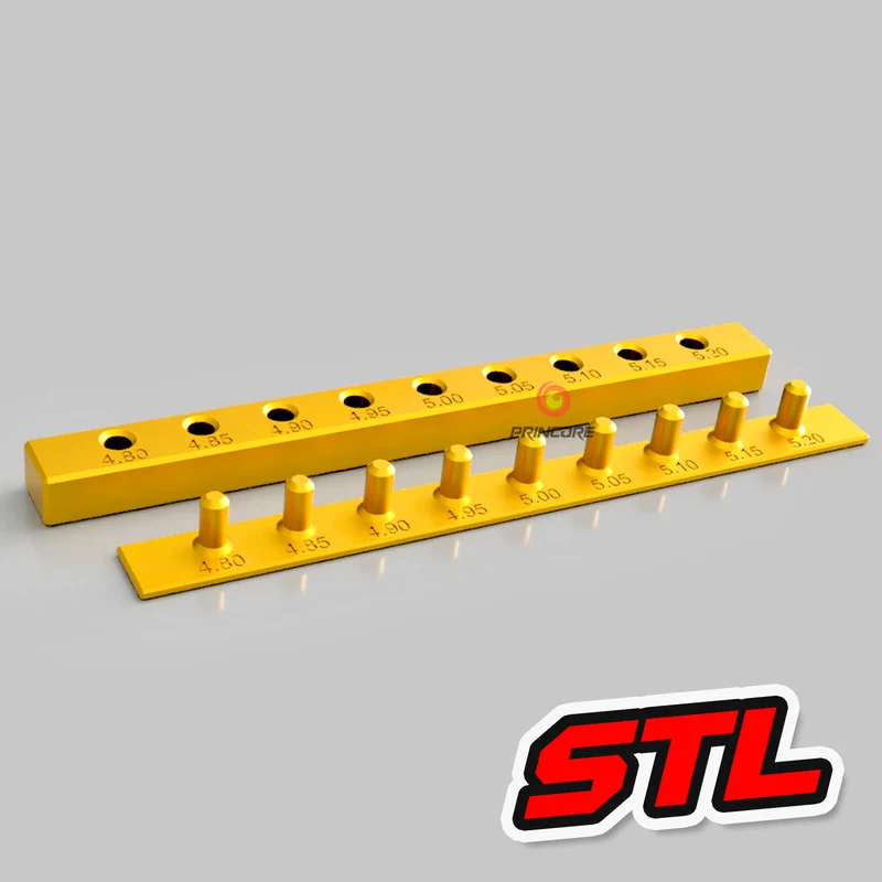 Bohrungs Test - STL Sofort-Download