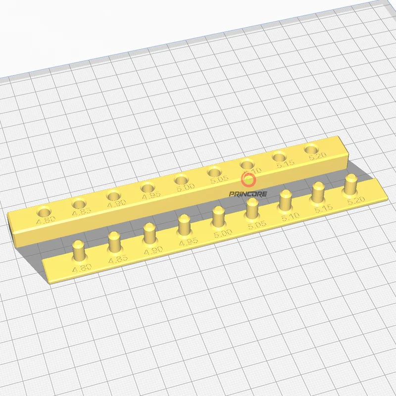 Bohrungs Test - STL Sofort-Download