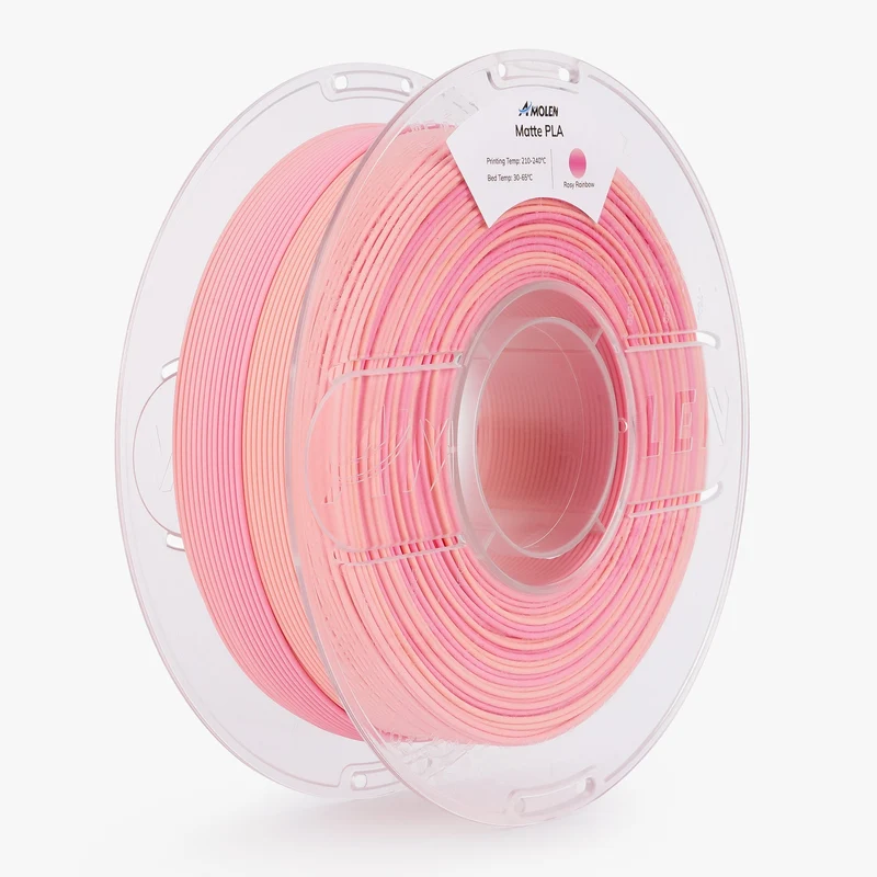PLA Matte Rainbow Filament 1.75mm, 1KG/2.2LB