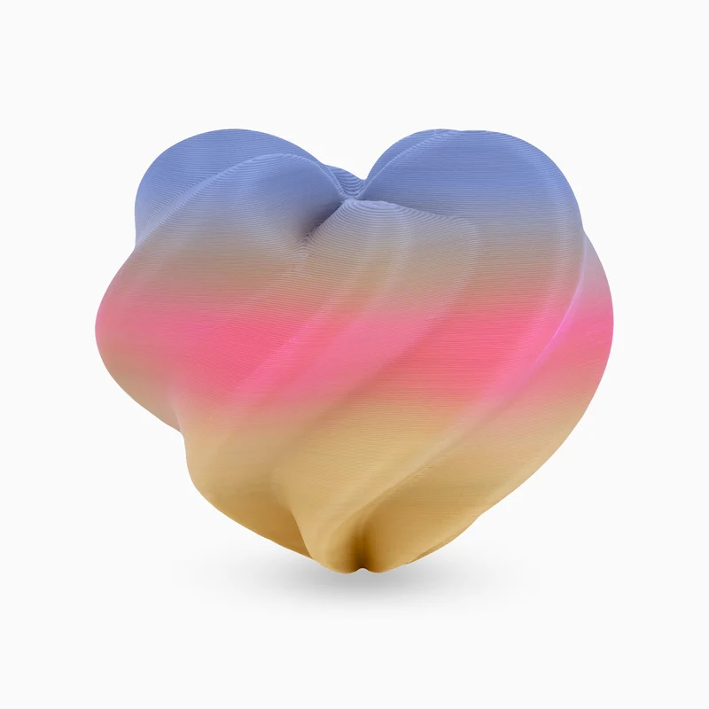 PLA Matte Rainbow Filament 1.75mm, 1KG/2.2LB