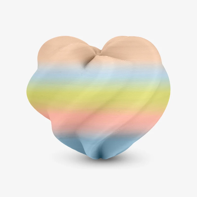 PLA Matte Rainbow Filament 1.75mm, 1KG/2.2LB