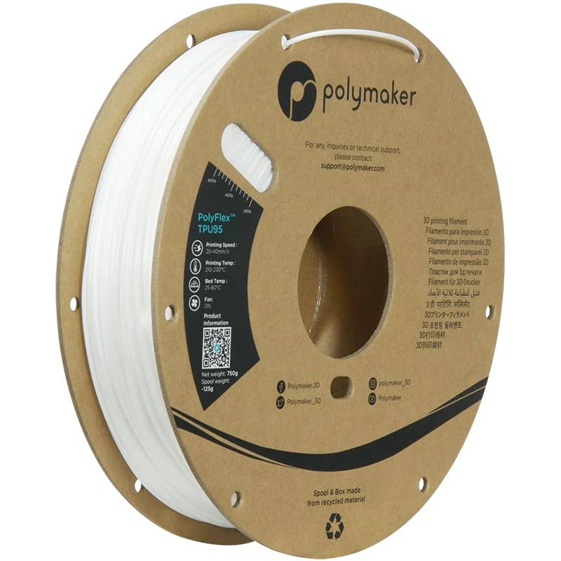 Polymaker PolyFlex TPU95 Filament 0,75kg 1,75 mm