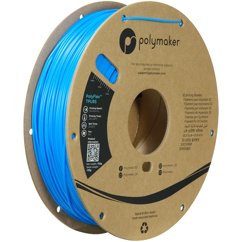 Polymaker PolyFlex TPU95 Filament 0,75kg 1,75 mm