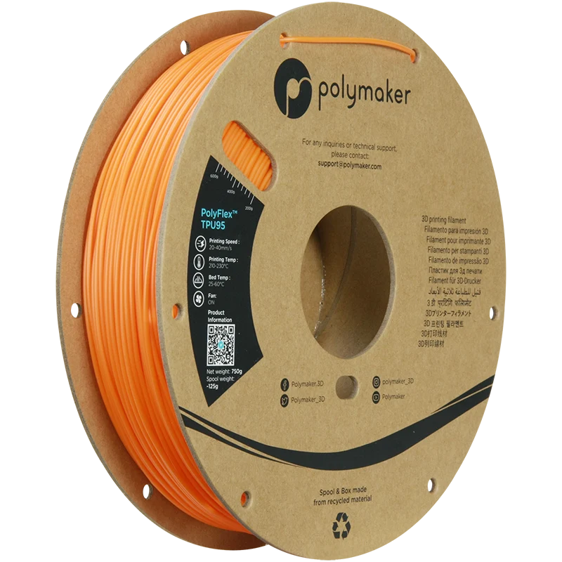 Polymaker PolyFlex TPU95 Filament 0,75kg 1,75 mm