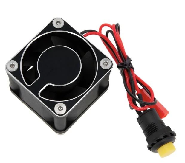 Powerhobby 4028 ESC Cooling Fan Hobbywing MAX6 MAX8 Arrma 6S Firma Black