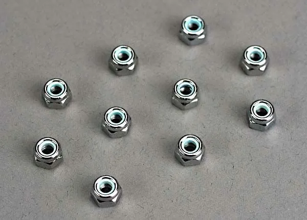 Traxxas Nylon Locking Nuts 4mm (10)